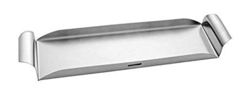 Shri and Sam Stainless Steel Serving Tray, 39.5cm, Silver